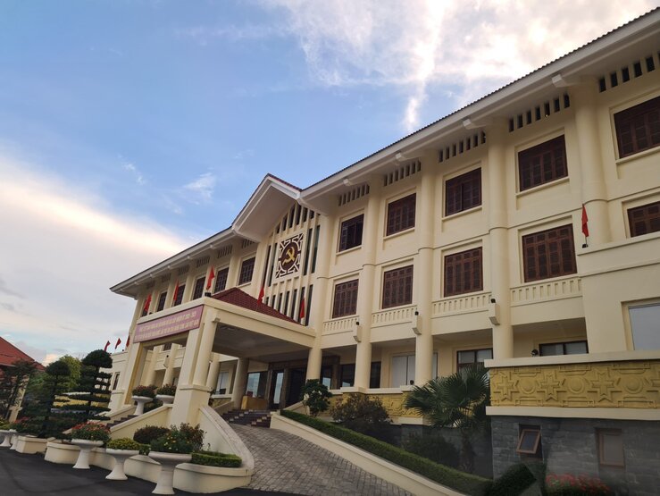 Hoa Binh Provincial Committee. Photo: Minh Chuyen