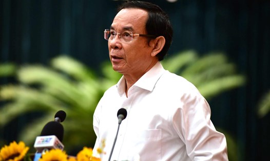 Bí thư Thành ủy TPHCM Nguyễn Văn Nên.  Ảnh: Minh Quân