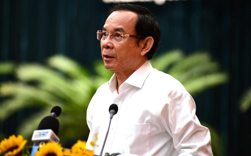 Secretary of the Ho Chi Minh City Party Committee Nguyen Van Nen. Photo: Minh Quan