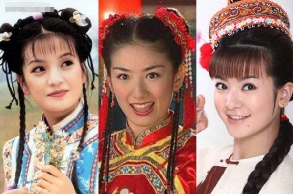 Zhao Wei, Huang Yi, and Li Sheng play Xiao Yan Zi in the versions of "Princess Pearl". Photo: Weibo