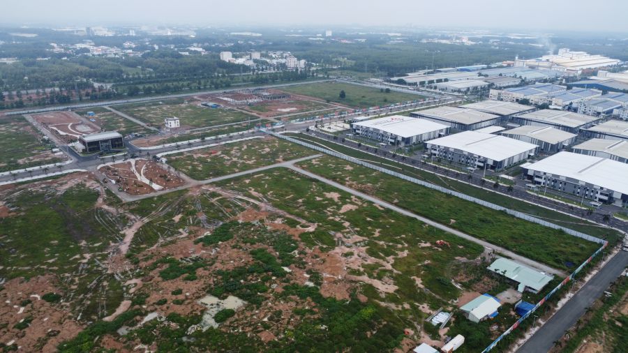 Land plot for construction of 3,000-unit social housing project of Kim Oanh Company. Photo: Dinh Trong