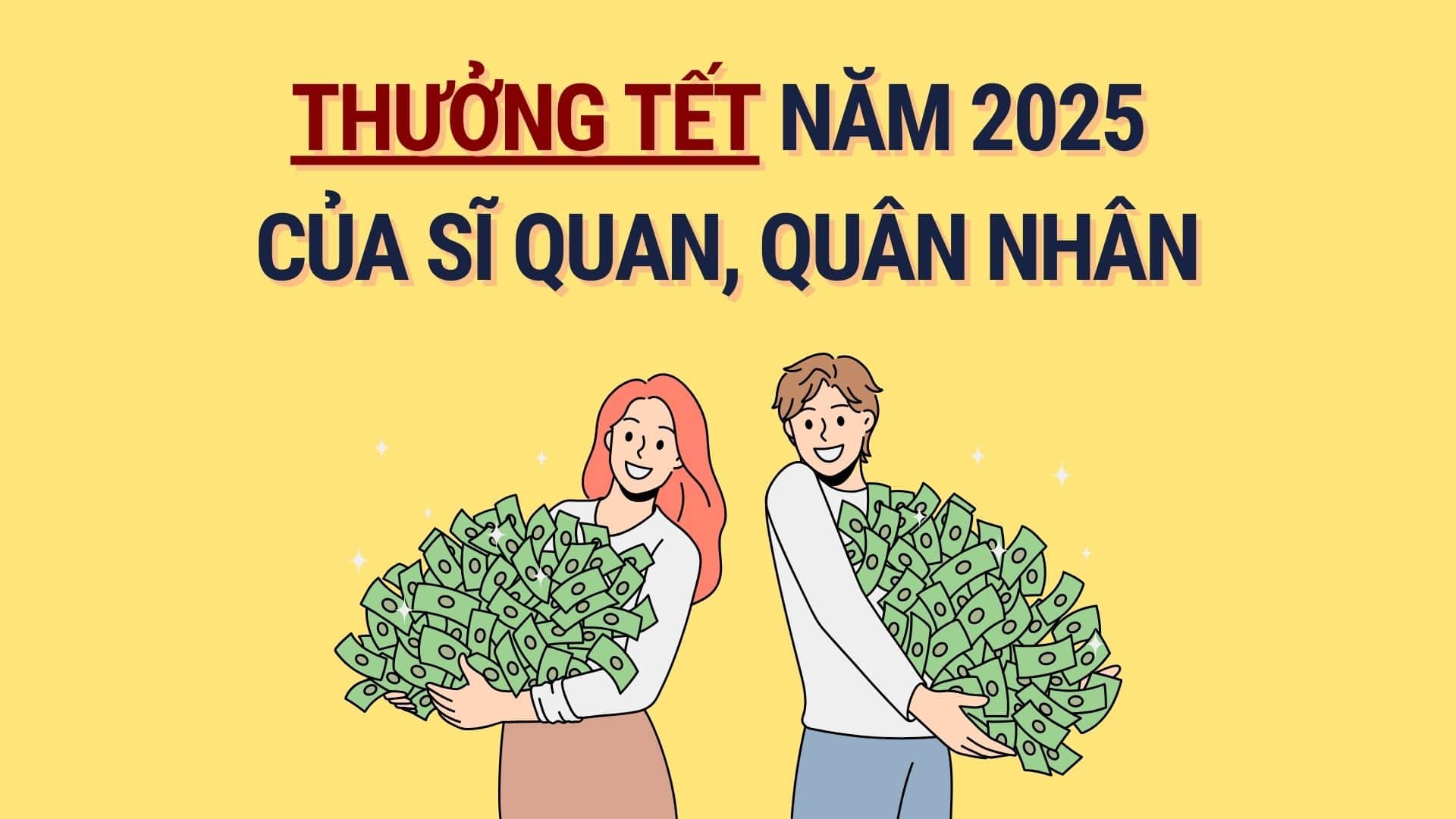 Tet bonus up to 4 times basic salary for military officers. Graphics: Hoang Le