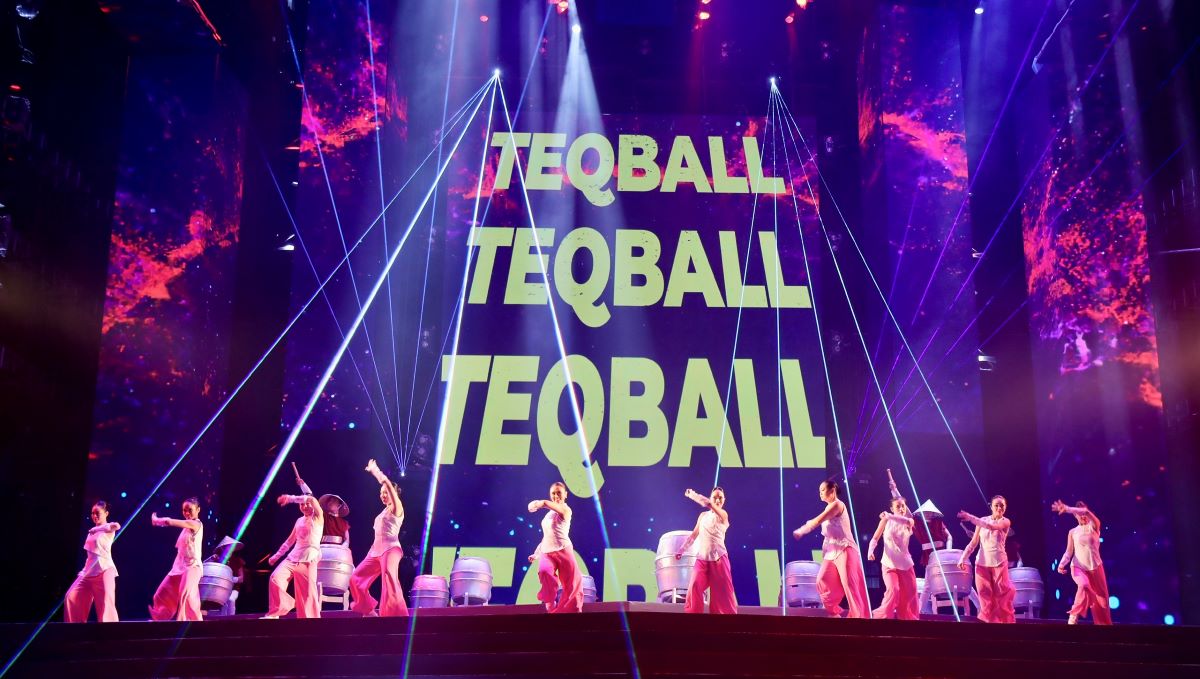 The 2024 Teqball World Championship in Ho Chi Minh City opened impressively and brilliantly. Photo: Dung Phuong
