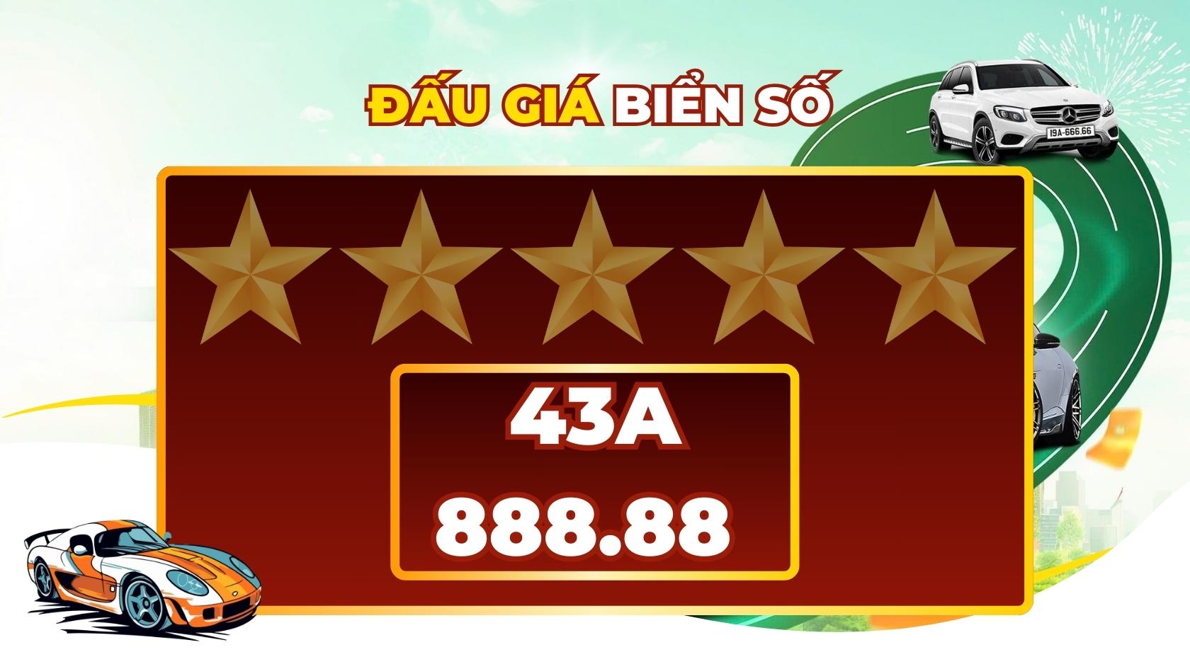 Super license plate with five 8s will be available in the session on December 5