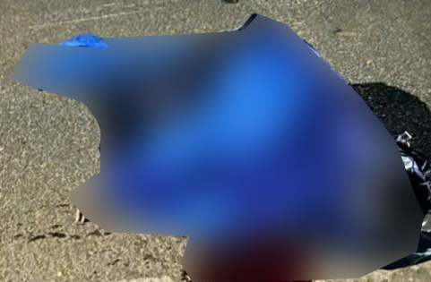 After colliding with a car, a father and son in Quang Binh died. Photo: N. Pham