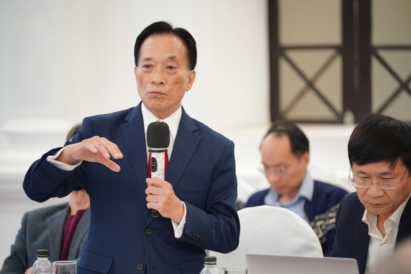 TS Nguyen Tri Hieu neu kinh nghiem quoc te ve quan ly cac ngan hang. Anh: Ban To chuc.