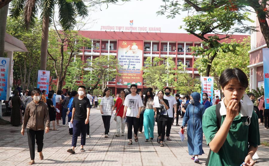 Nghe An province will open a second branch of Huynh Thuc Khang High School in Nghi An commune (Vinh city). Photo: Hai Dang