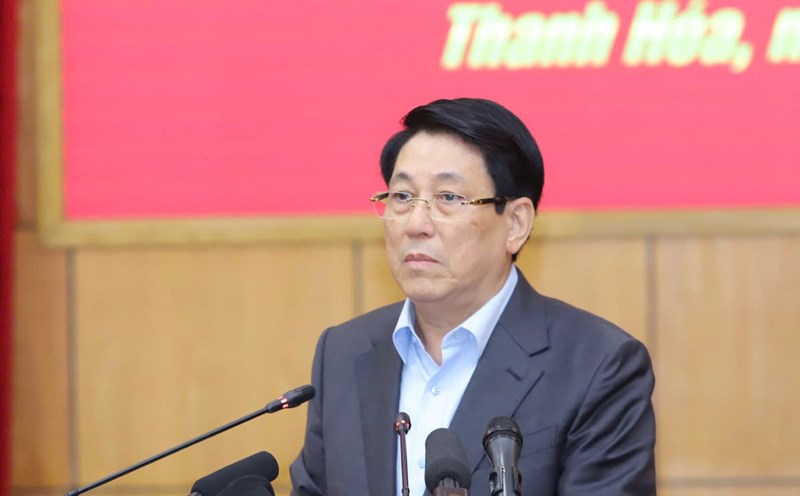 President Luong Cuong gave a speech at the meeting. Photo: Xuan Hung