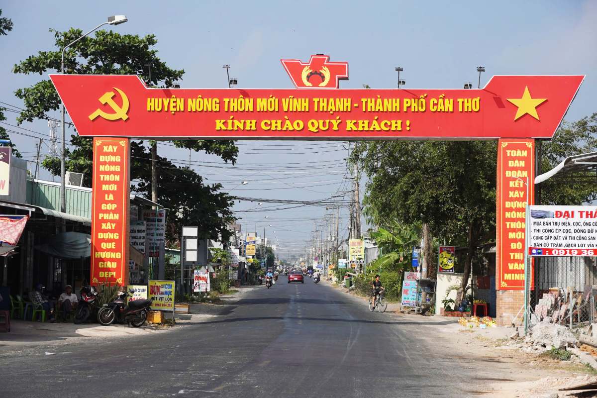 Thanh Quoi Kindergarten is located in Vinh Thanh district, Can Tho city. Photo: Yen Phuong