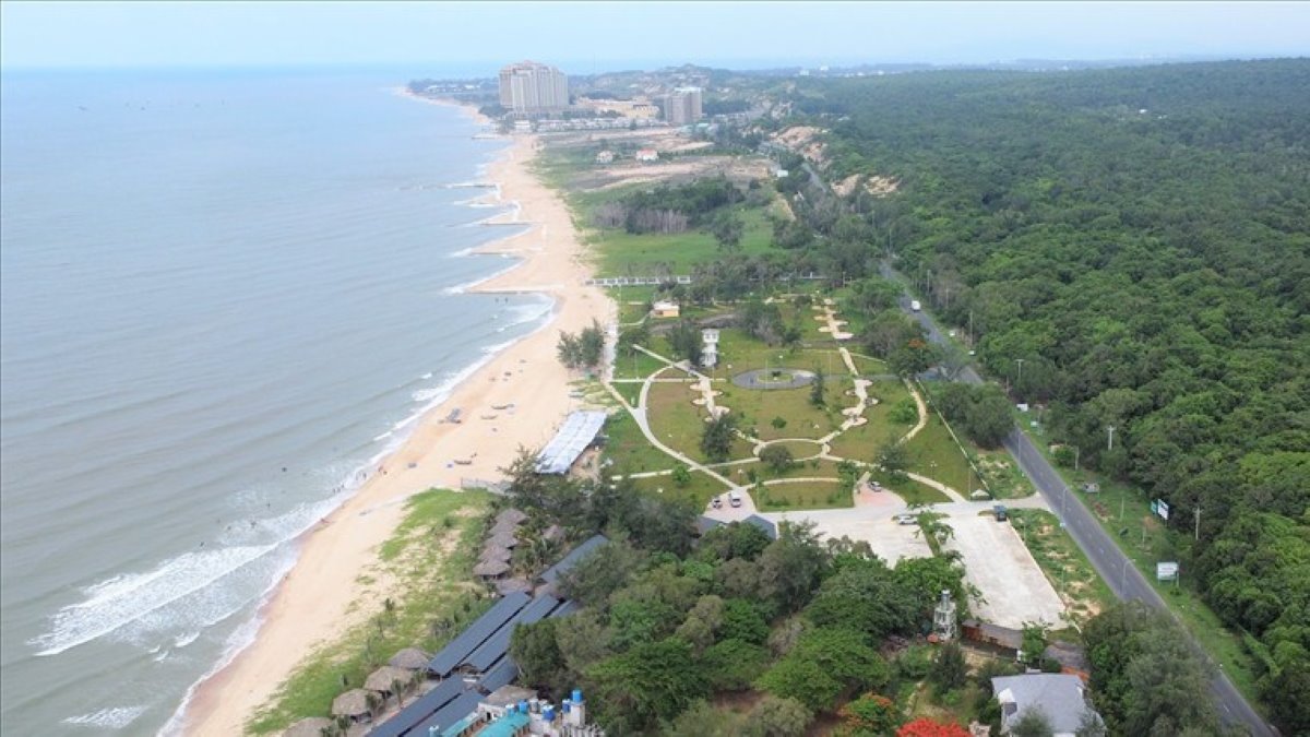 Ho Tram hamlet area, Phuoc Thuan commune (Xuyen Moc district) is planned to become a coastal tourist urban area in the future. Photo: Thanh An