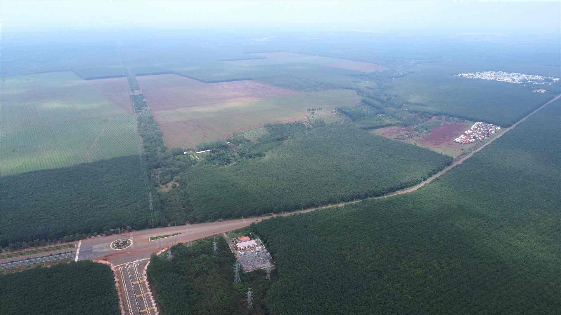 Long Giao town area, Cam My district, Dong Nai province is included in the auction project. Photo: HAC