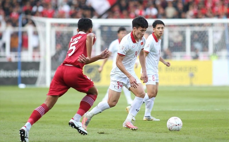 Vietnam team meets Indonesia in the group stage of AFF Cup 2024. Photo: Minh Dan