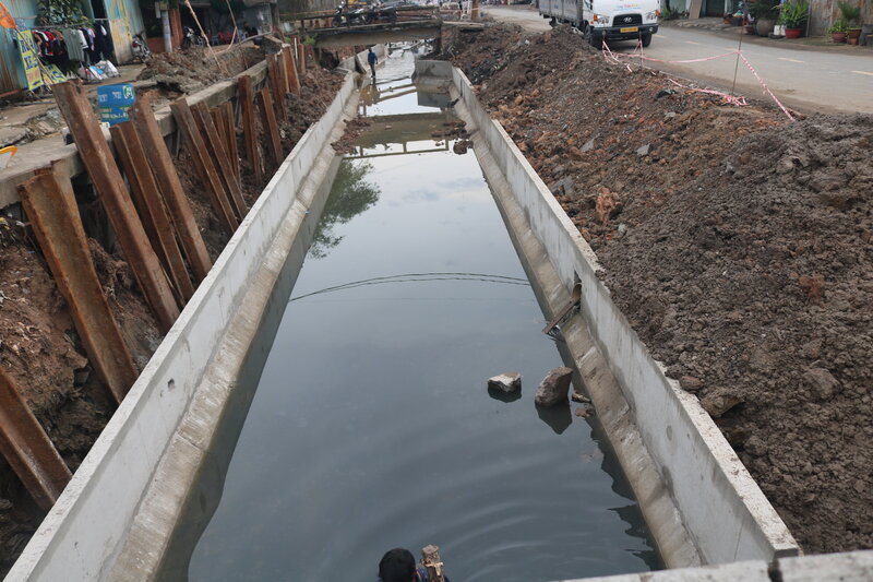 Many canals in Ho Chi Minh City are being renovated. Photo: Huan Cao