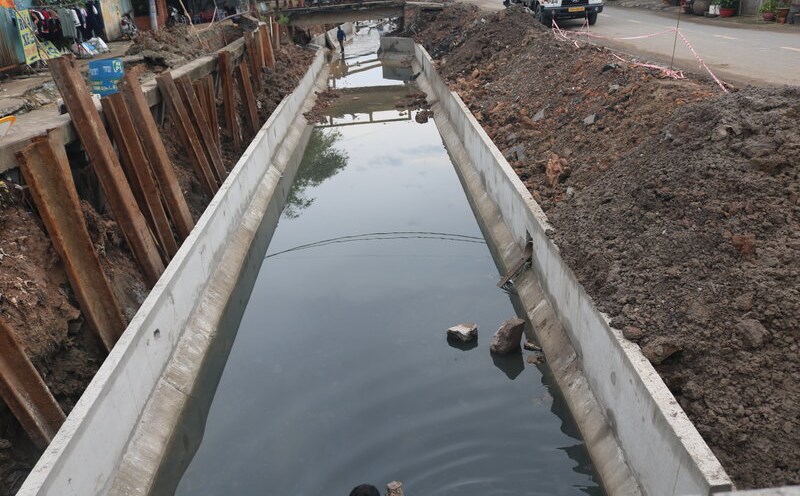 Many canals in Ho Chi Minh City are being renovated. Photo: Huan Cao