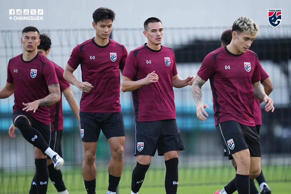 The Thai team will have the opening match of the AFF Cup 2024 group stage in Vietnam. Photo: FAT