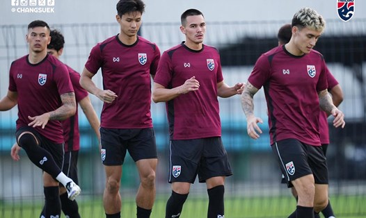Đội tuyển Thái Lan sẽ có trận mở màn vòng bảng AFF Cup 2024 tại Việt Nam. Ảnh: FAT