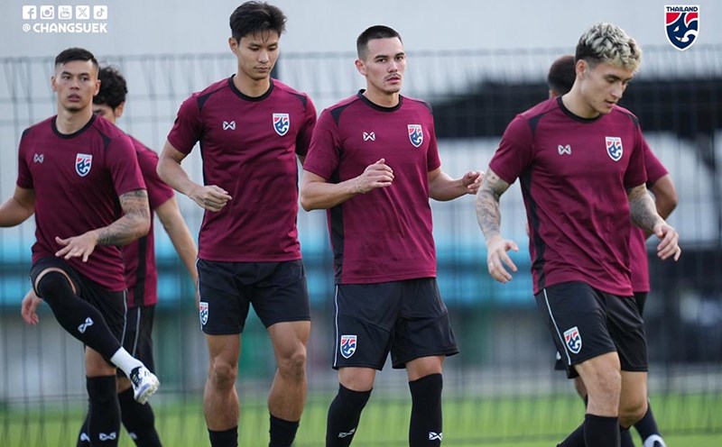 The Thai team will have the opening match of the AFF Cup 2024 group stage in Vietnam. Photo: FAT