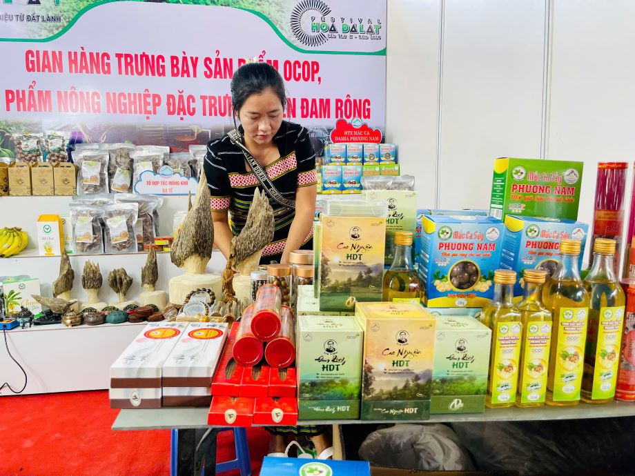 Dam Rong District is making its mark on the OCOP map with 18 products recognized as meeting 3-star standards. Photo: Dinh Quang