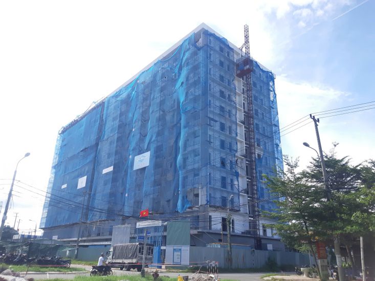 Social housing apartment complex for people with revolutionary contributions on Vu Mong Nguyen Street (Son Tra District, Da Nang City). Photo: Nguyen Linh