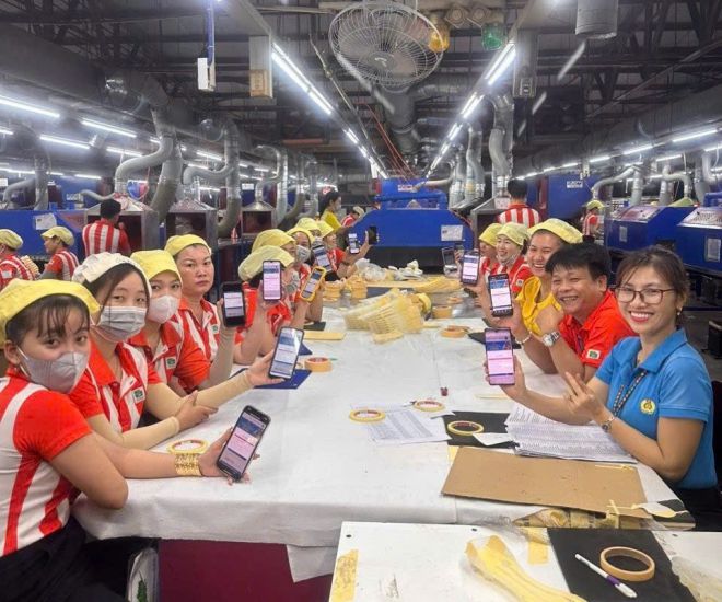 Chi Hung Company Limited has a plan to give Tet bonuses to employees. Photo: Provided by the Trade Union