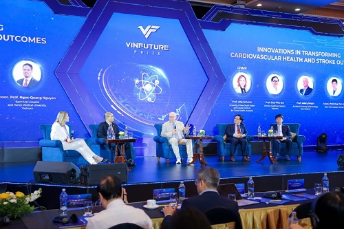 Seminar "Innovations in cardiovascular health care and stroke treatment". Photo: VinFuture