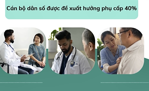 Population officers are proposed to receive a 40% allowance. Graphics: Huong Giang