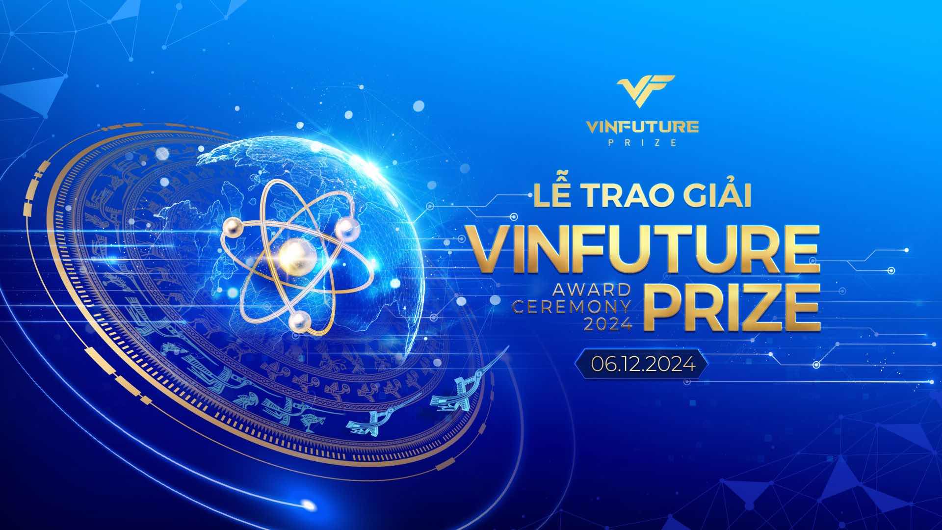 Lễ trao giải VinFuture 2024 diễn ra vào tối 6.12 tại Nhà hát Hồ Gươm. Ảnh: Ban tổ chức