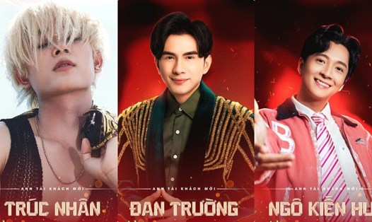 3 ca sĩ tại concert Anh trai vượt ngàn chông gai. Ảnh: Ban tổ chức.
