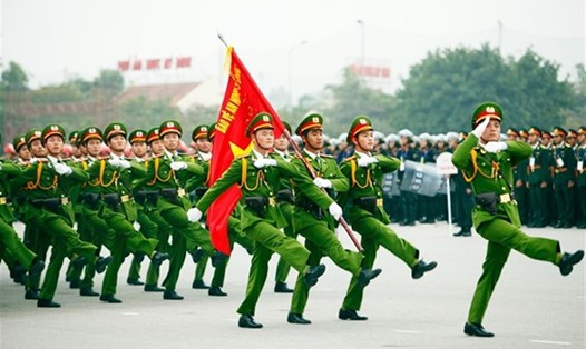 Xây dựng lực lượng Công an nhân dân thật sự trong sạch, vững mạnh, chính quy, tinh nhuệ, hiện đại. Ảnh: Bộ Công an