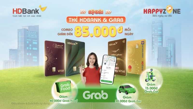 The tin dung HDBank se luon mang den cho ban nhung chuyen di va bua an tien loi voi chi phi cuc ky tiet kiem. Anh: HDBank 