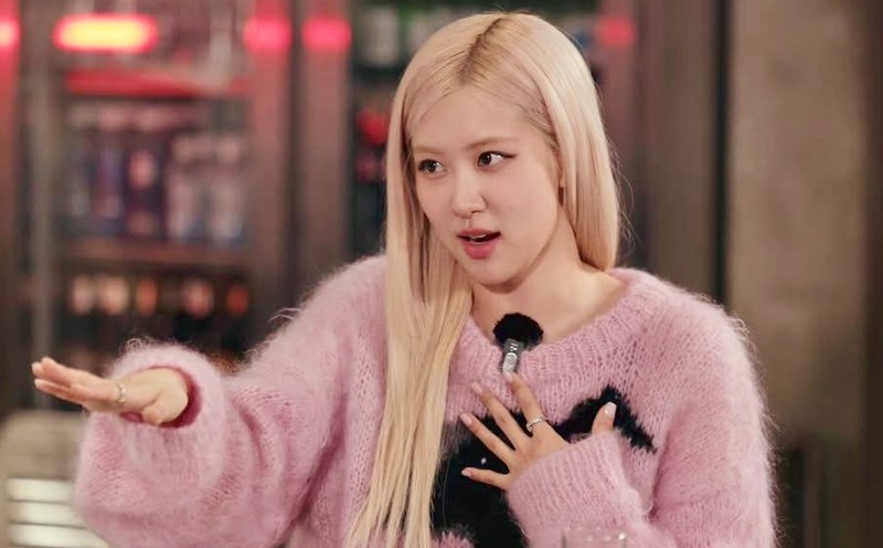 Rose (Blackpink) participated in the program "Zip Daesung". Photo: Cut from video