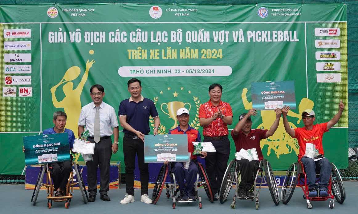 The 2024 Wheelchair Tennis & Pickleball Club Championship has come to a successful conclusion. Photo: Nguyen Dang