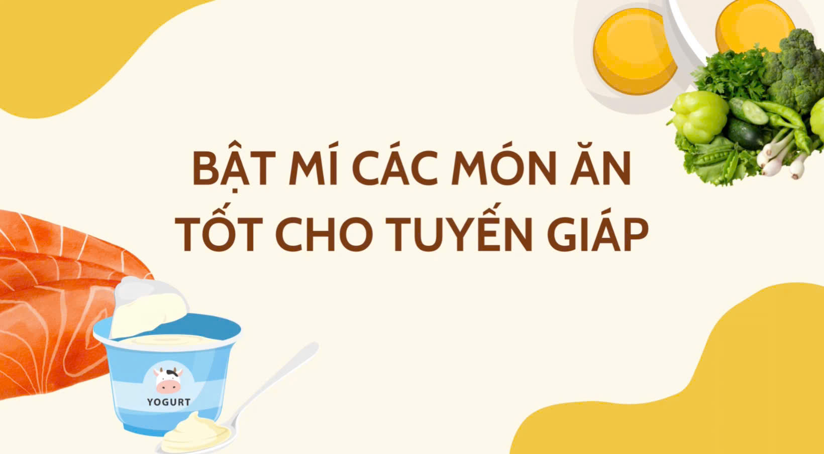 Revealing foods that are good for the thyroid