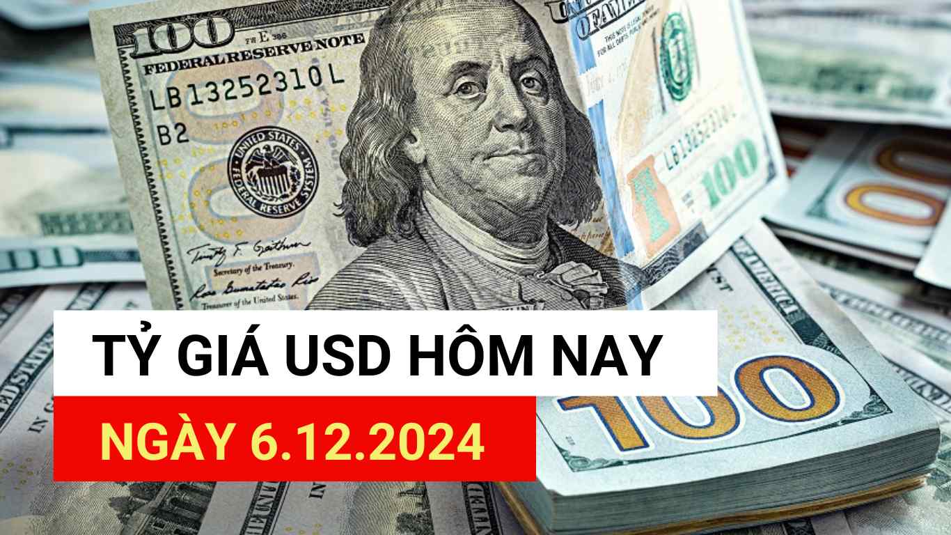 USD exchange rate today 12/6/2024.
