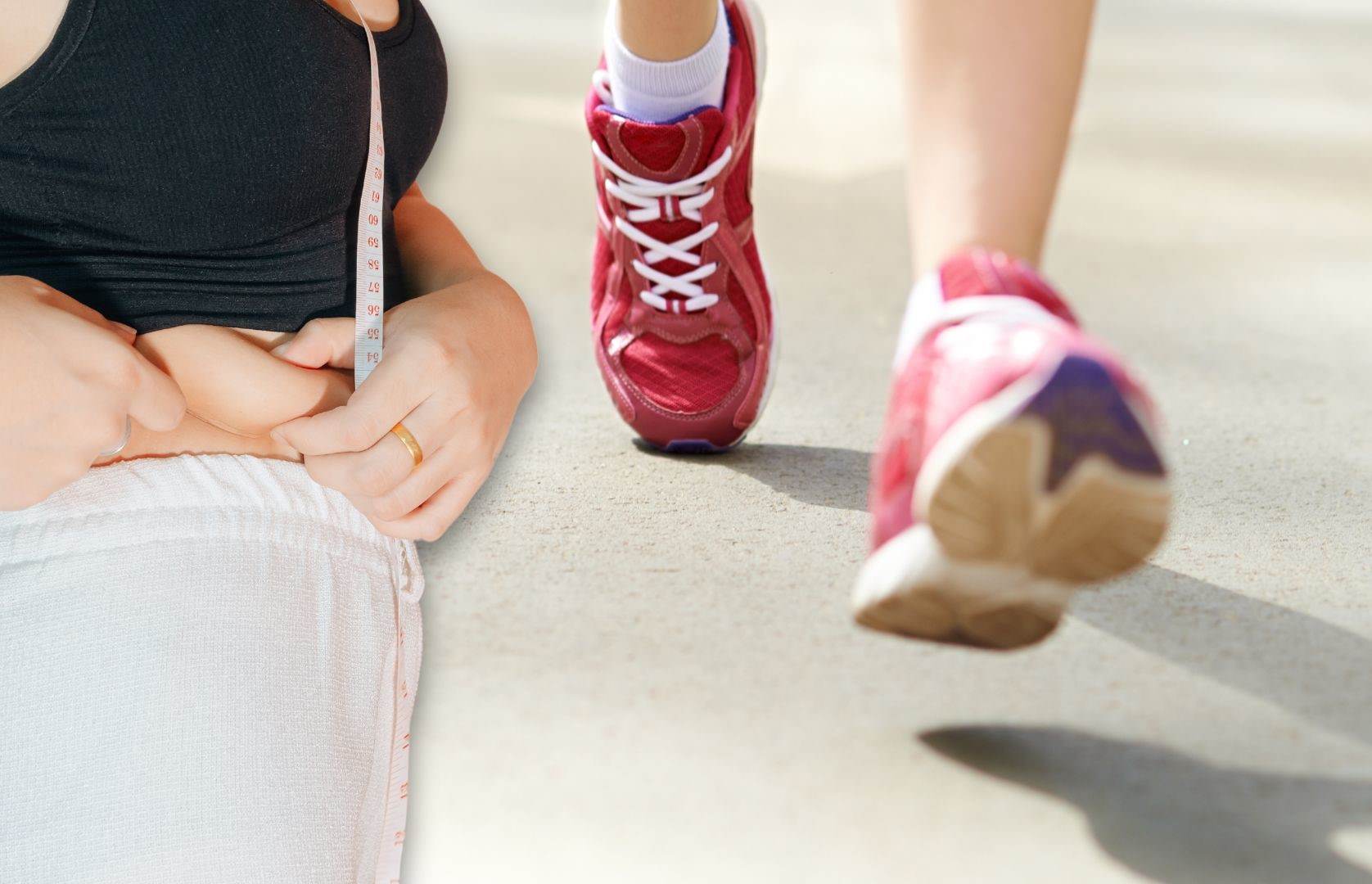 Walking helps reduce visceral fat. Graphics: Thanh Thanh