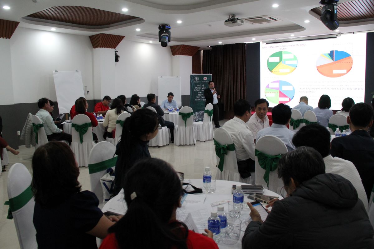 Conference on integrating companion animal protection in natural disaster prevention. Photo: Van Truc