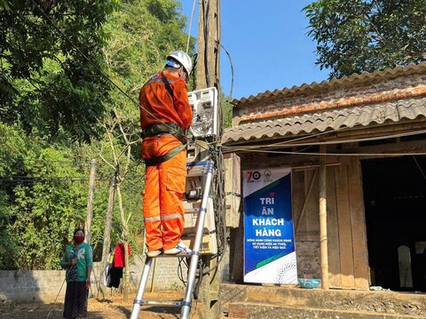 Se co hoat dong “Tri an khach hang” cua PC Hoa Binh duoc thuc hien trong thang 12.2024. Anh: Don vi cung cap