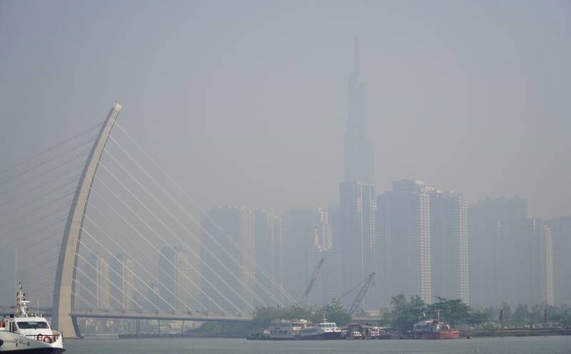 Fog in Ho Chi Minh City. Photo: Anh Tu