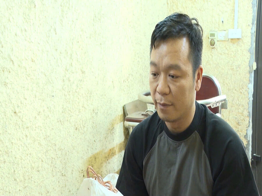 Lê Văn Triều thuê hàng chục nhân viên nữ để vu khống, cắt ghép hình ảnh nhạy cảm của khách hàng đăng lên mạng xã hội để đòi nợ thuê trái quy định. Ảnh: Thành Hải
