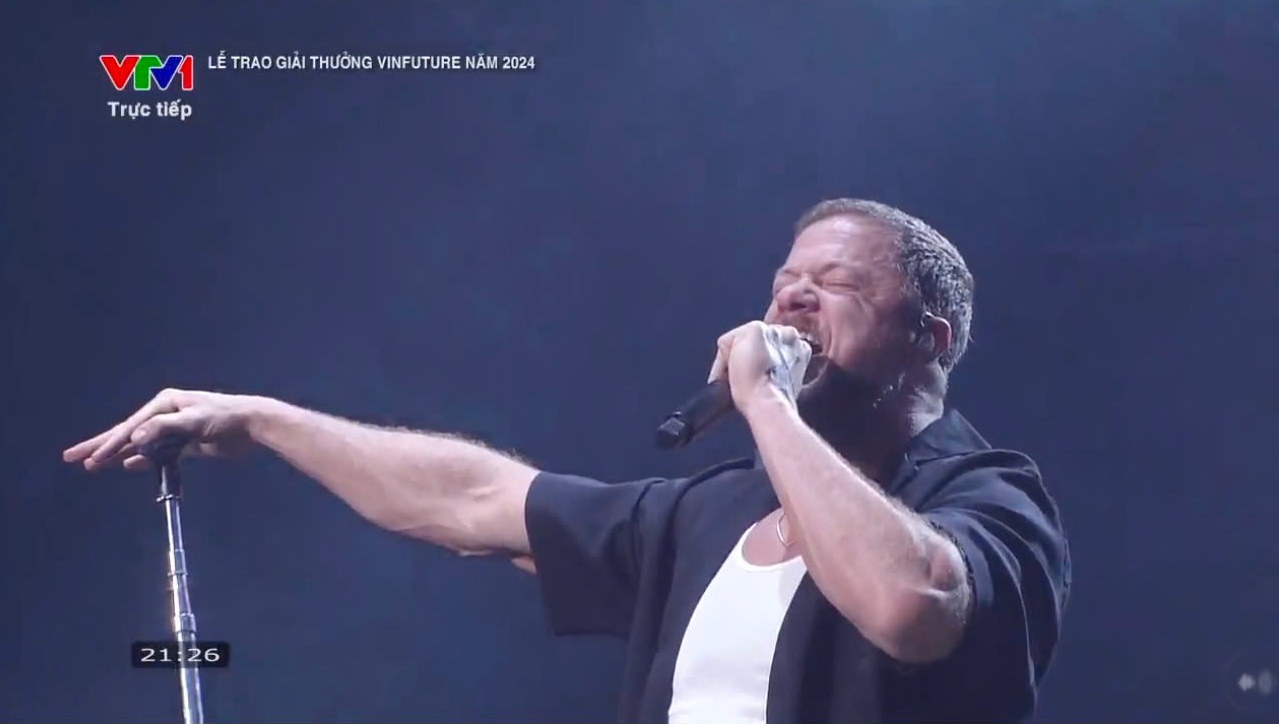 Imagine Dragons band. Photo: Cut from video