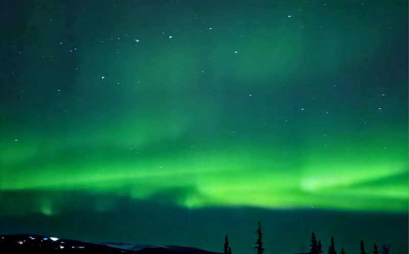 The aurora borealis is brilliant. Photo: Khoa Tran