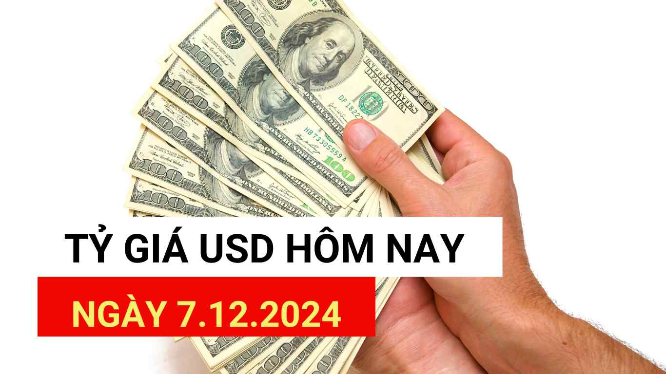 USD exchange rate today 12/7/2024.