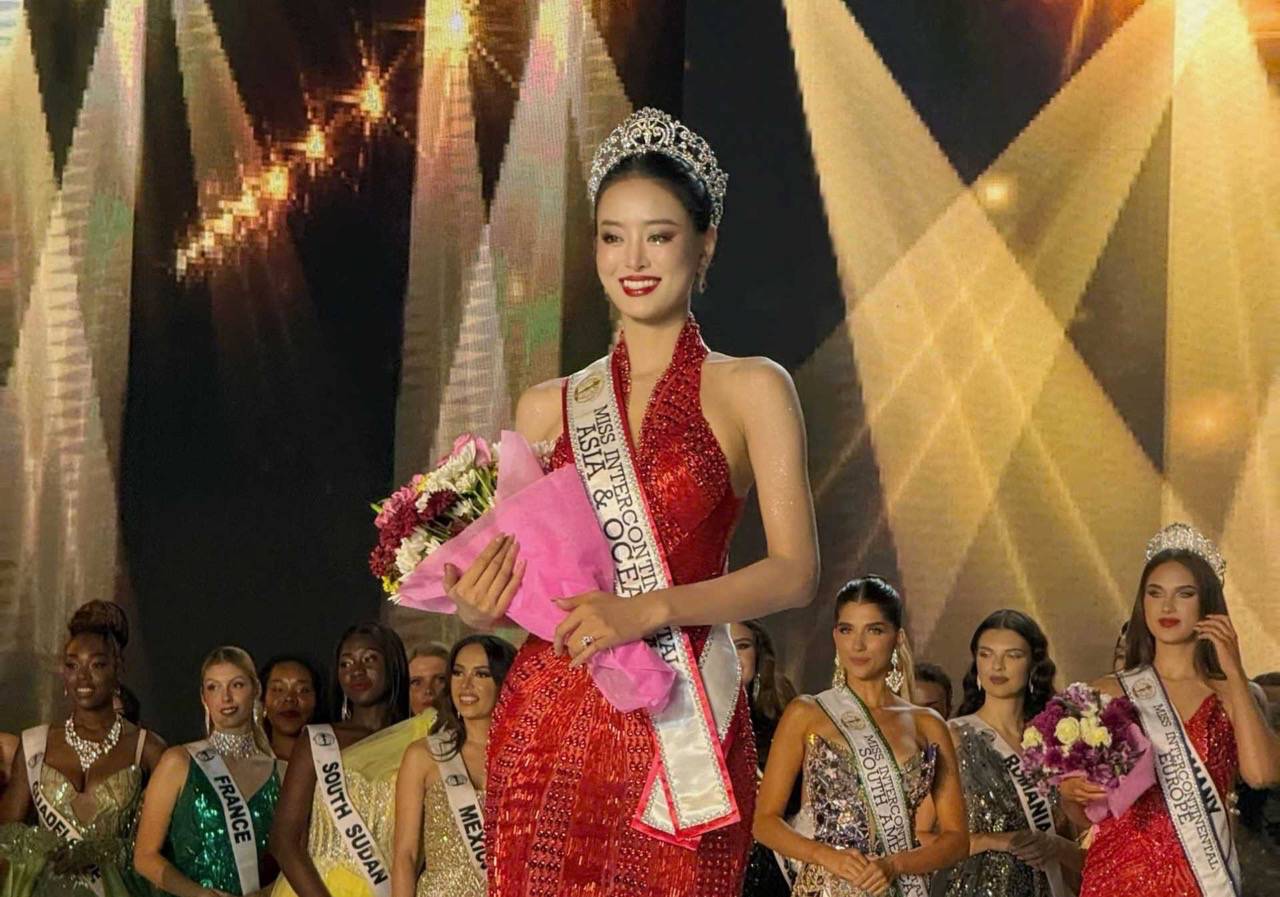 Bui Khanh Linh is the 3rd runner-up of Miss Intercontinental 2024. Photo: Golden Lotus.