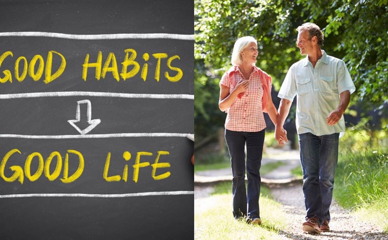 Daily walking in people over 70 years old helps them live longer. Graphics: Thanh Thanh