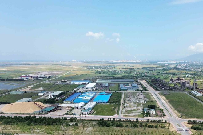A corner of Vung Ang Economic Zone, where VinFast electric car factory will soon be located. Photo: Tran Tuan.