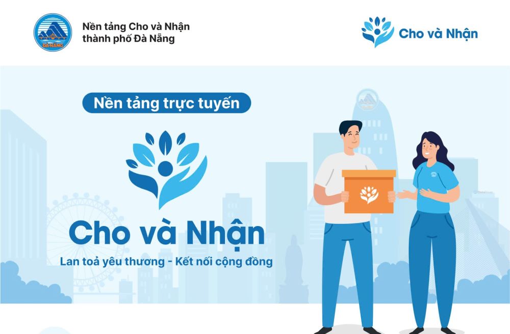 Da Nang puts into use the Give and Receive platform. Photo: Da Nang Department of Information and Communications