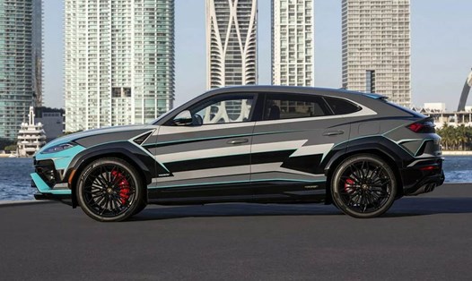 Lamborghini Urus SE với thiết kế đặc biệt tại Miami. Ảnh: Lamborghini