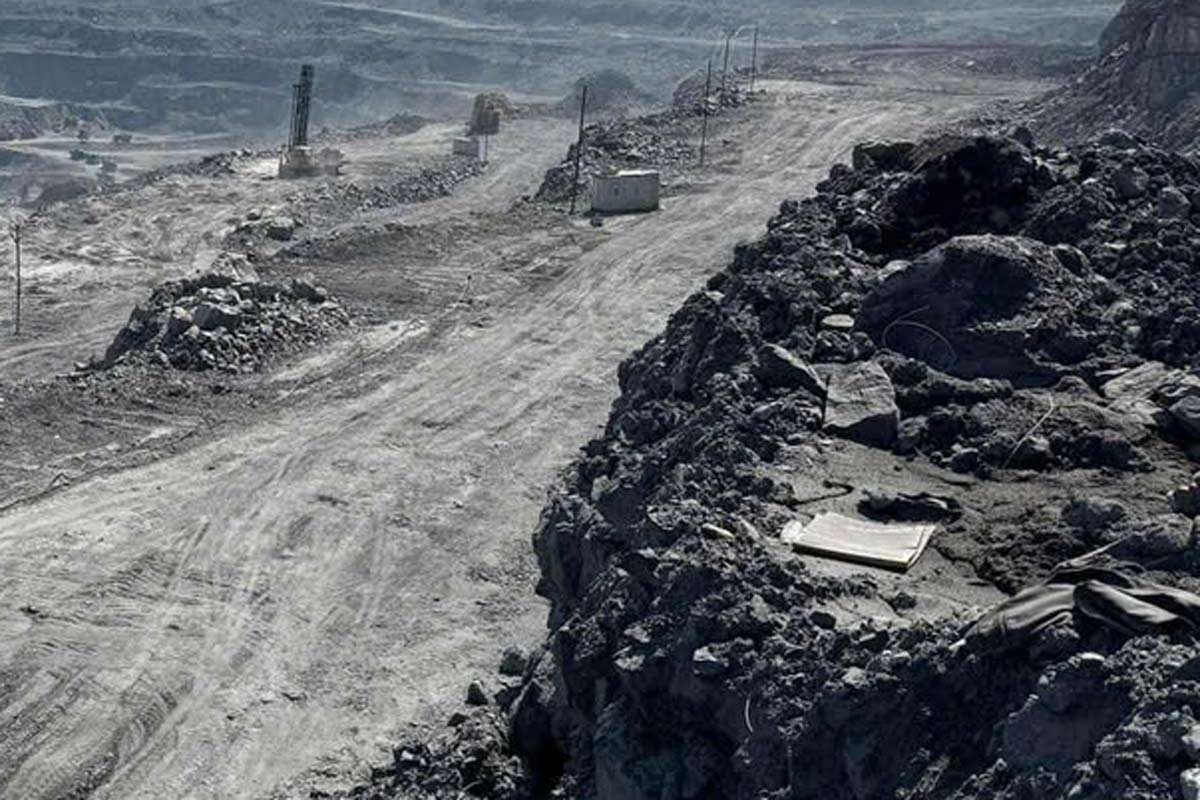 A production corner at the Cao Son Coal Company - TKV quarry (Cam Pha - Quang Ninh) (where the accident occurred). Photo: Dieu Hoang