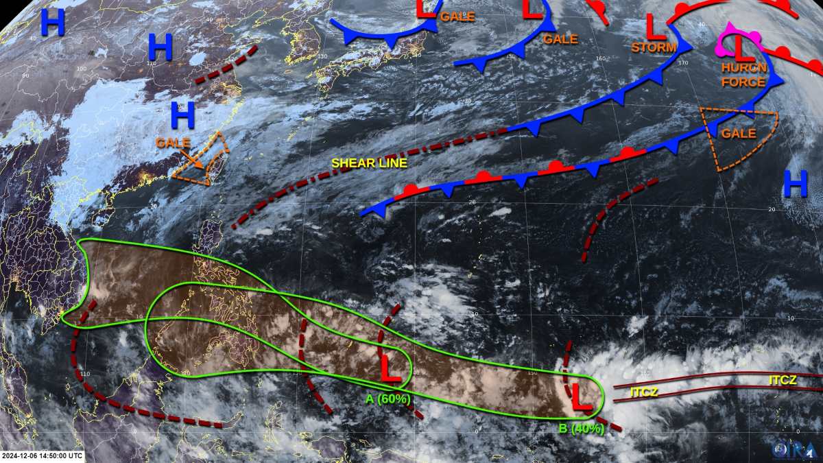 Du bao ap thap cua JTWC. Anh: JTWC/Pacific Typhoon Season