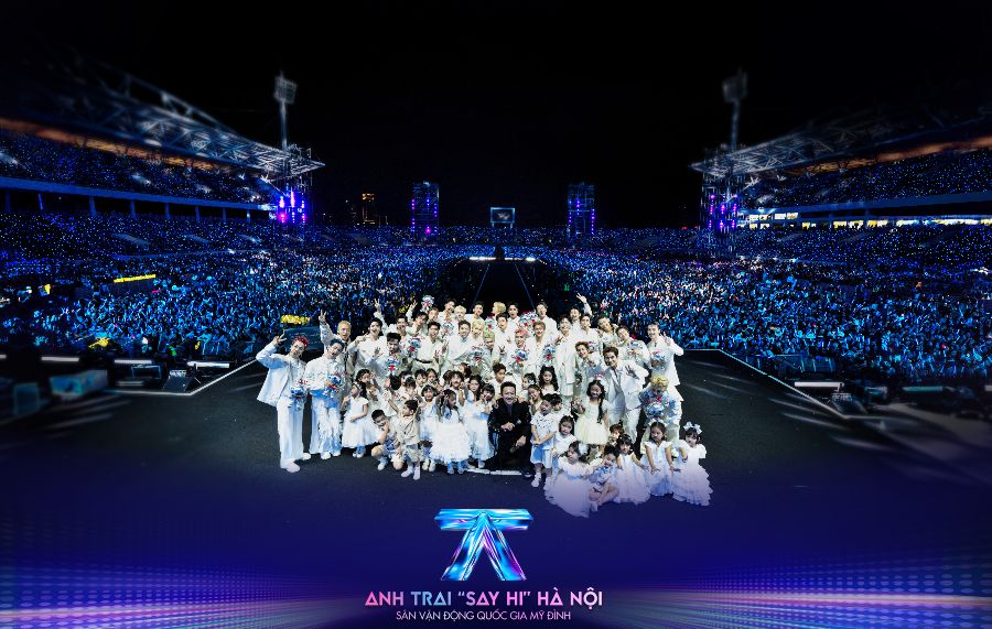The first night of the concert "Anh trai say hi" in Hanoi impressed the audience. Photo: Organizing Committee